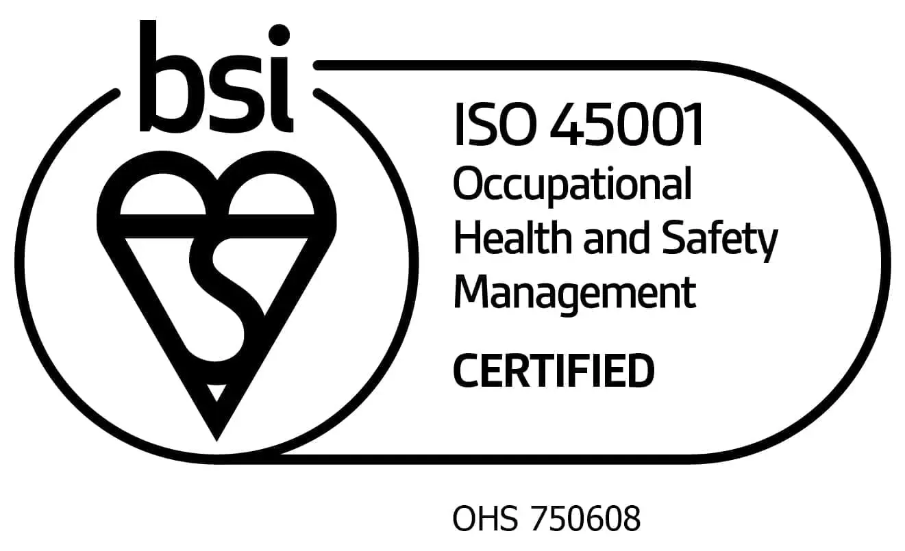 ISO45001:2018 Occupational Health & Safety Management System logo
