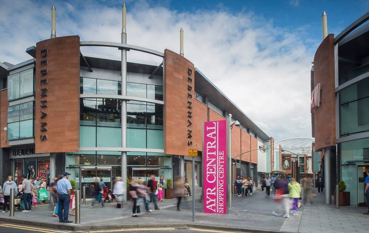 Shopping centre exterior
