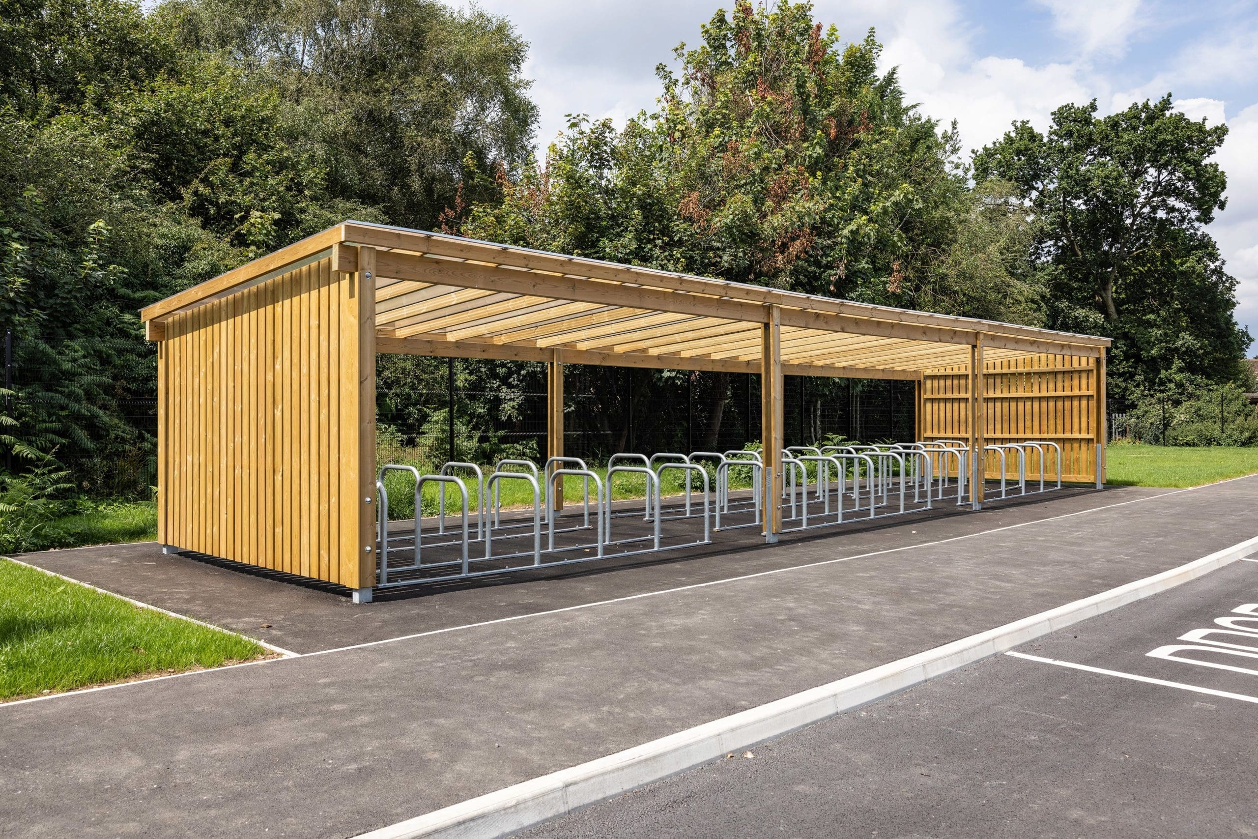 outdoor wooden pergola canopy bke shelter with metal hoops