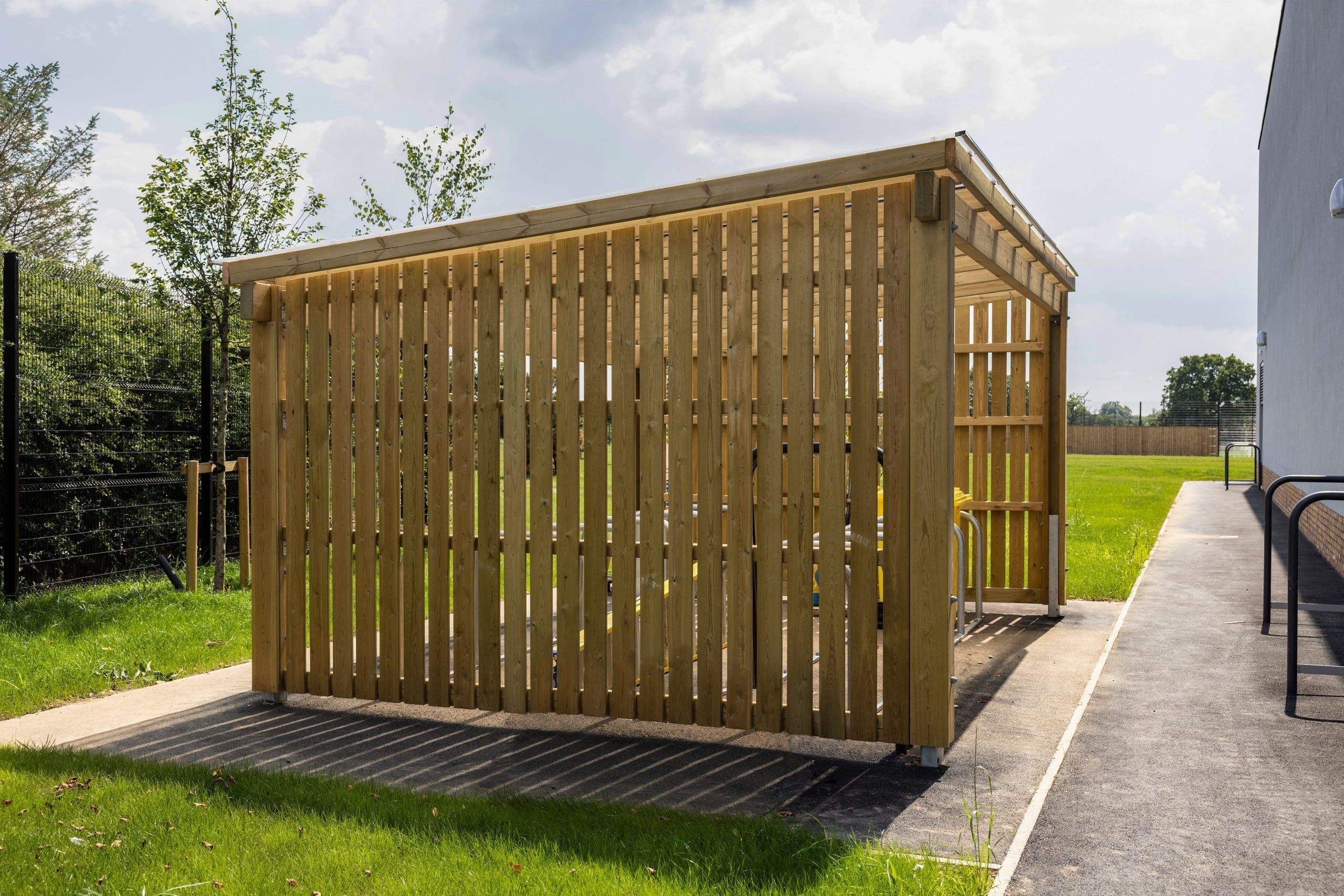 outdoor wooden pergola canopy bke shelter with metal hoops