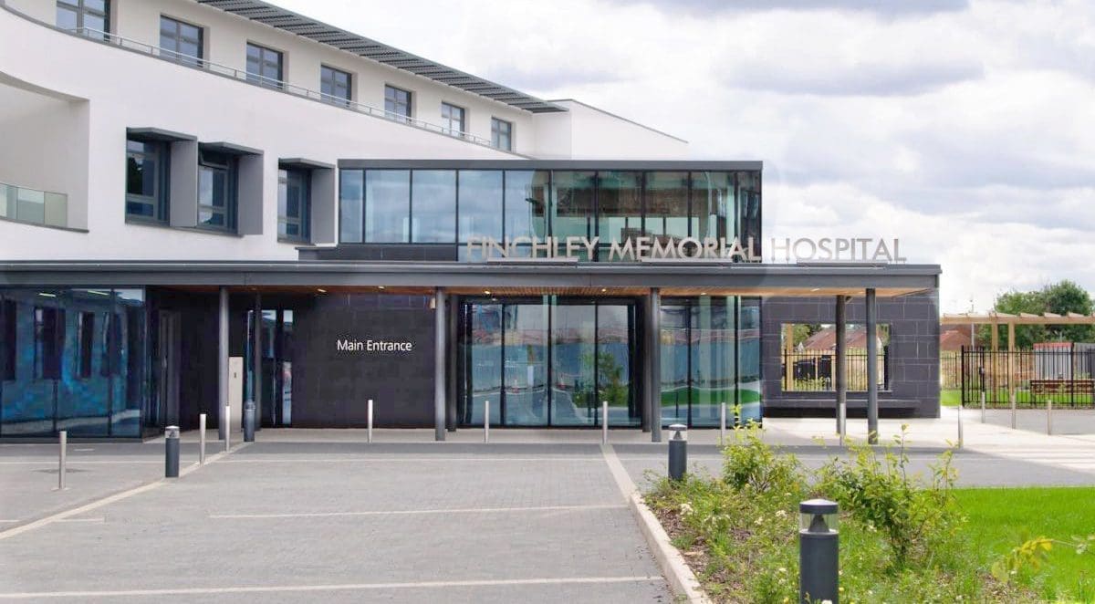 External shot of hospital building