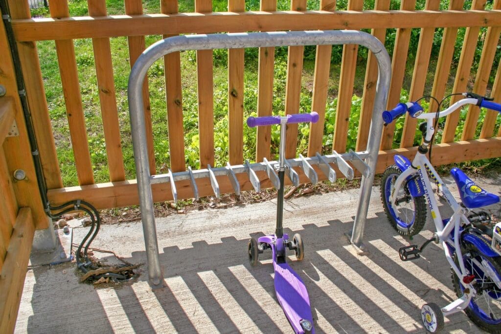 Moped Parking Rack Malford Scooter Rack MSR200 - Langley Design