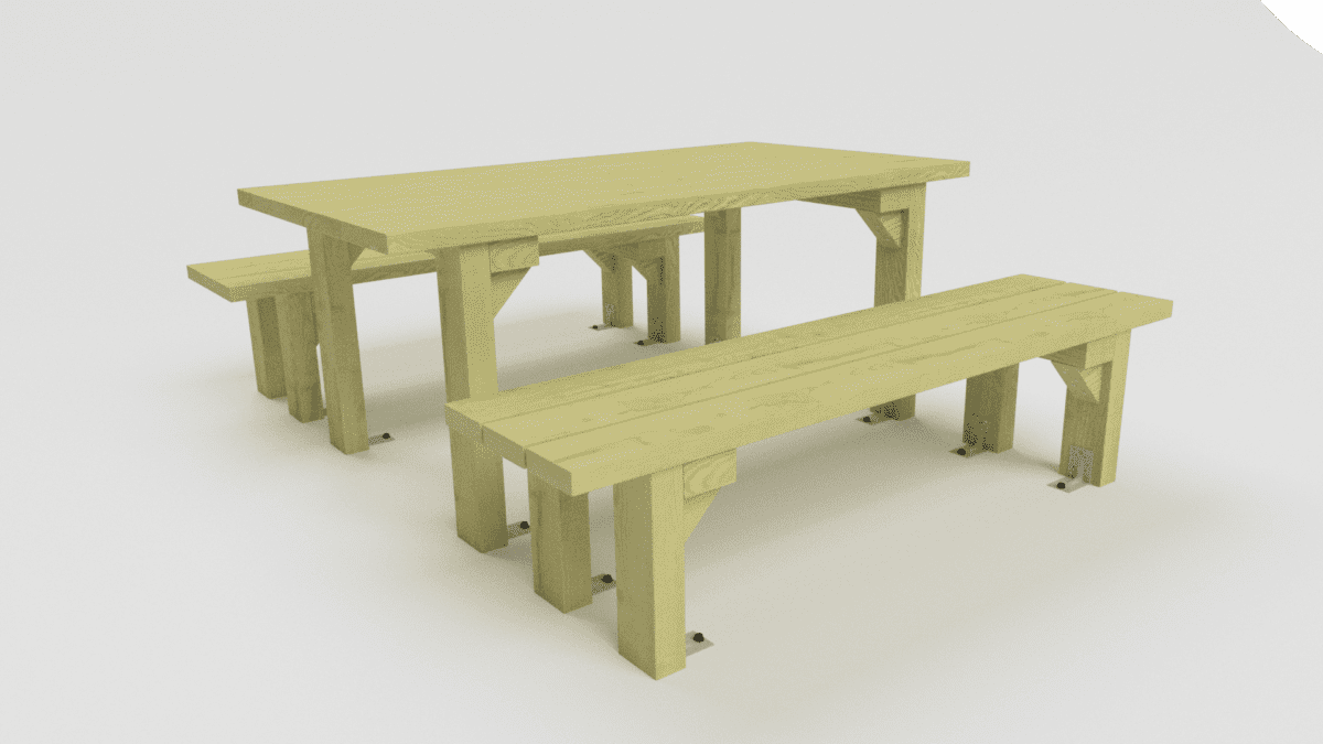 Sheldon Picnic Table SPT313 - Langley Design