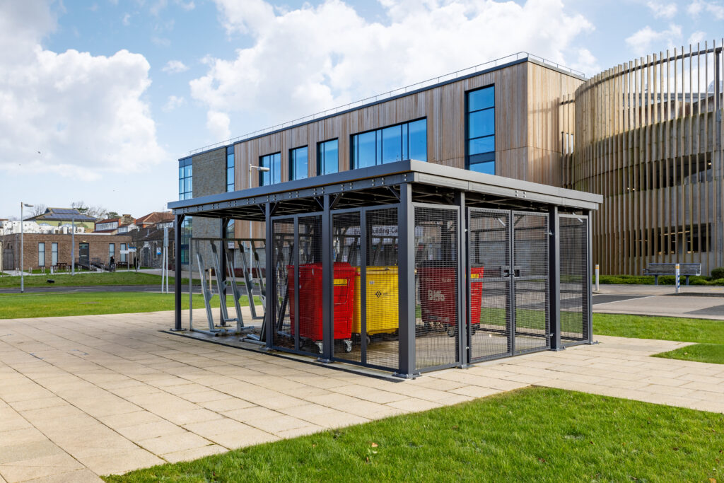 Southmead Hospital Malford Steel Cycle Shelter MCS213