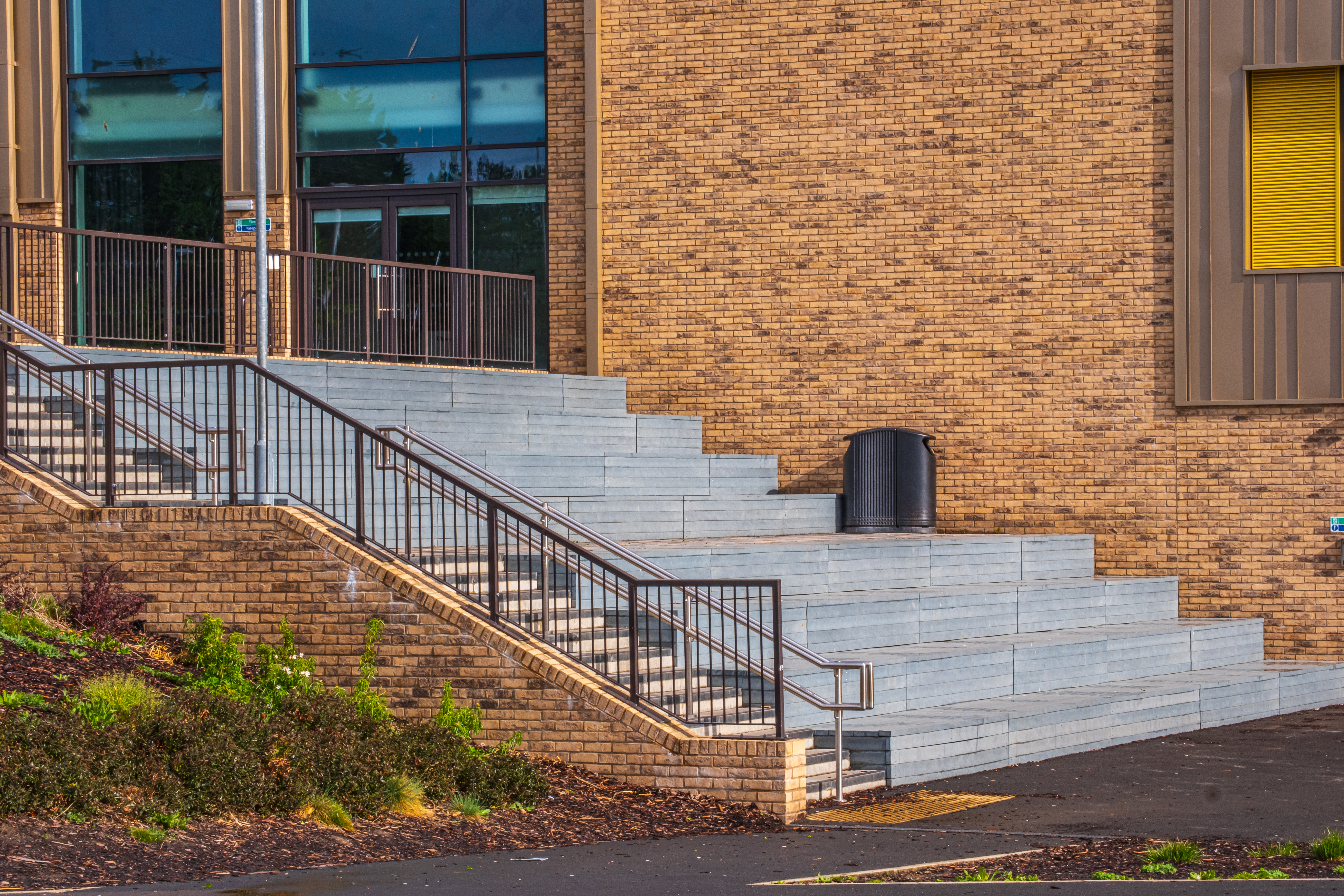 Winterstoke Academy tiered outdoor seating