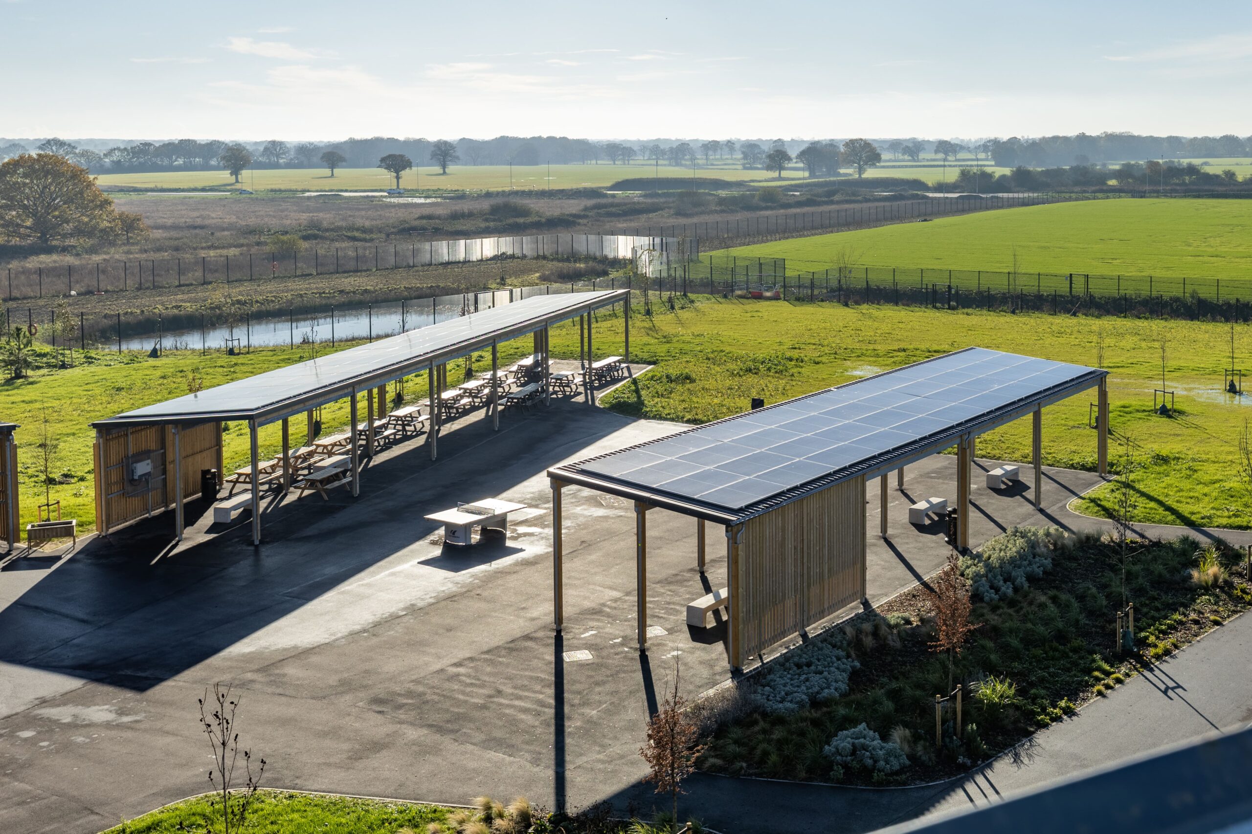 Chilmington Green School Sheldon PV Canopy
