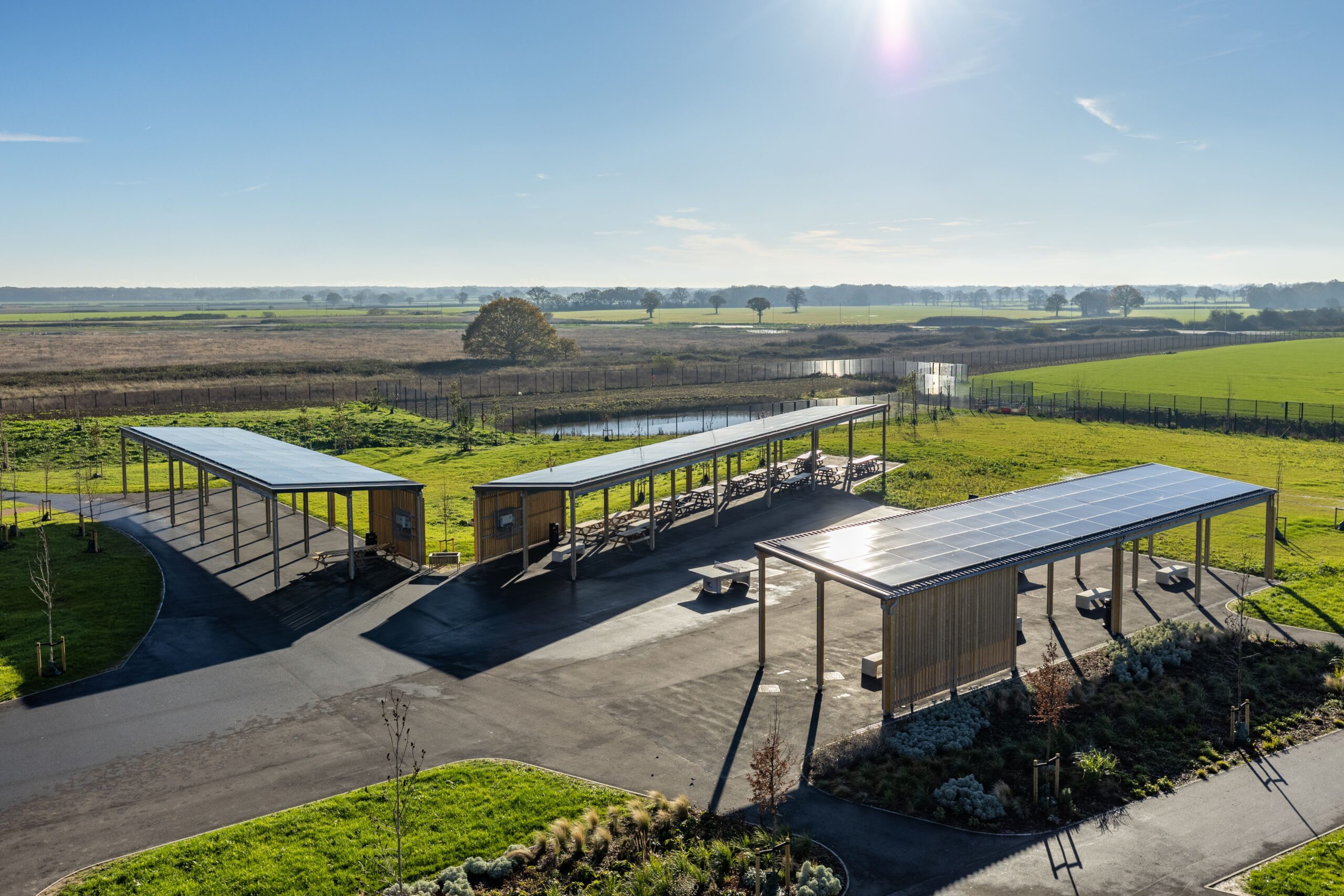 Chilmington Green School Sheldon PV Canopy