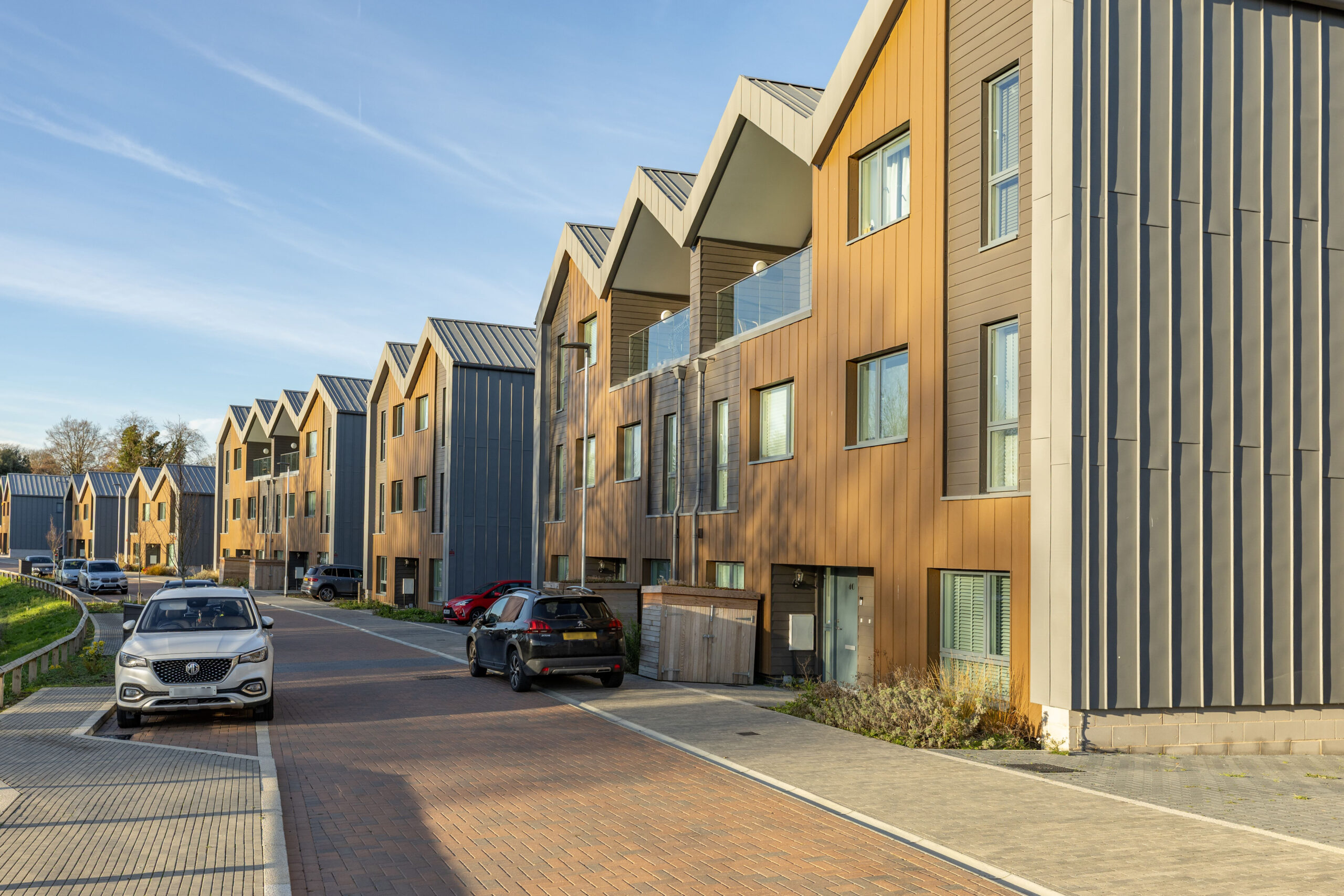 cedar clad bin stores
